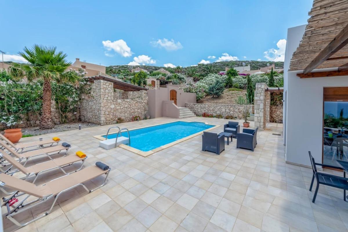 Karena Seaview Villa Gerani Chanion Extérieur photo