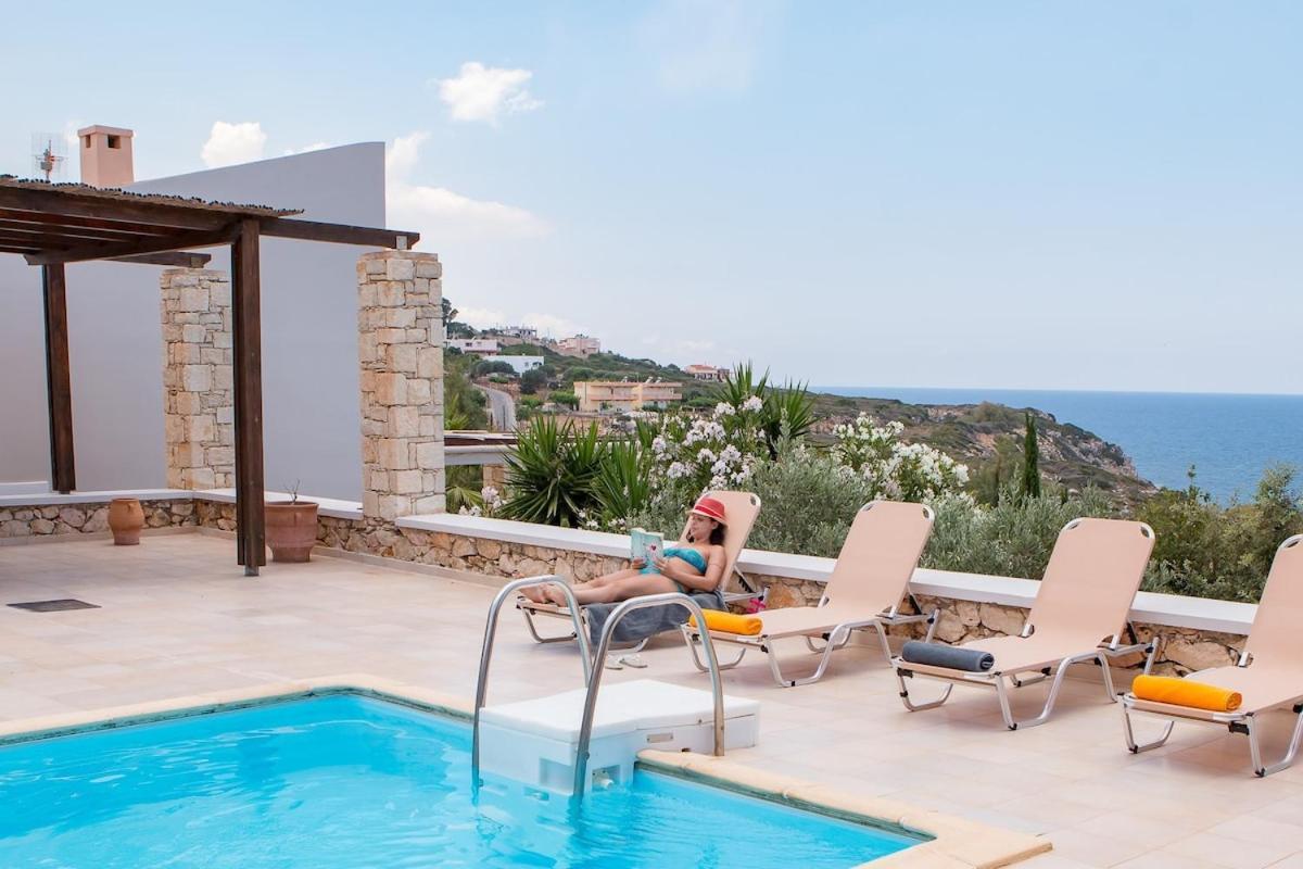Karena Seaview Villa Gerani Chanion Extérieur photo